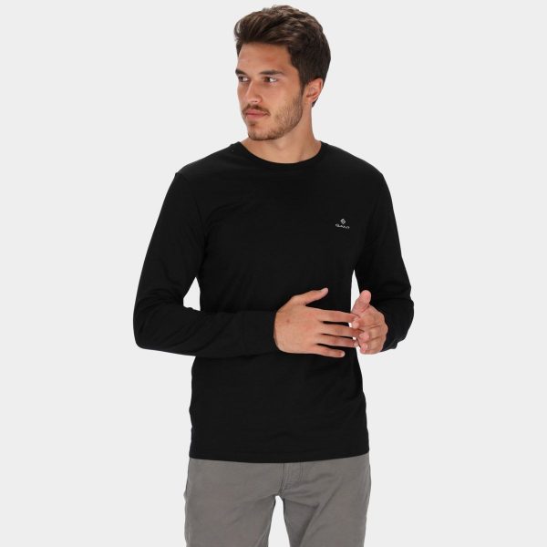 ⁦Slim Fit Mercerized Long Sleeve T-Shirt⁩ – תמונה ⁦2⁩