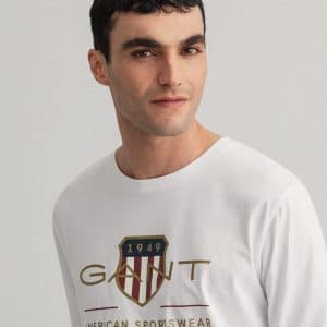 טי שירט גאנט Archive Shield Long Sleeve T-Shirt