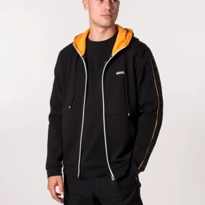 BOSS Zip Through Saggy ג'קט זיפר בוס | שחור