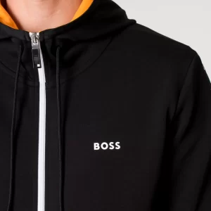 BOSS Zip Through Saggy ג'קט זיפר בוס | שחור