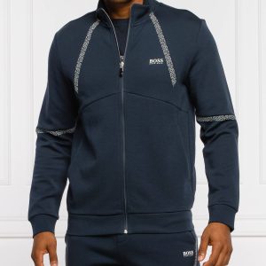 סווטשרט זיפר כחול BOSS SWEATSHIRT  DARK BLUE