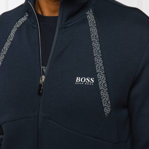 סווטשרט זיפר כחול BOSS SWEATSHIRT  DARK BLUE