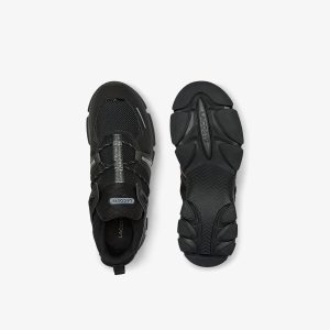 נעלי לקוסט שחור Lacoste Men's L003 Textile Trainers