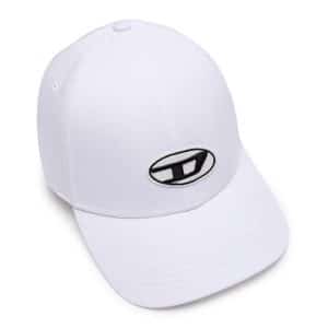 דיזל כובע מצחיה לבן  לוגו בחזית DIESEL CAP