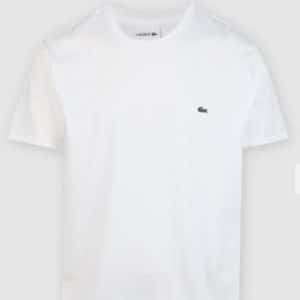 LACOSTE Crew Neck T-Shirt in White