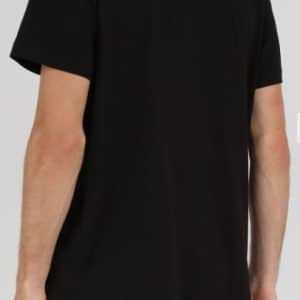 חולצת טי שחורה עם הדפס לוגו CALVIN KLEIN