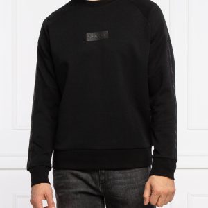 סווטשרט קלוין קליין לוגו בחזית CALVIN KLEIN