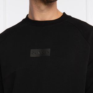 סווטשרט קלוין קליין לוגו בחזית CALVIN KLEIN