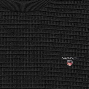 סווטשירט גאנט Cotton Texture Full-Zip Sweater