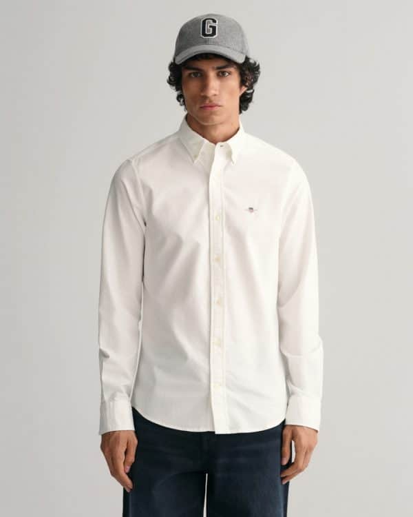 חולצה מכופתרת גאנט Slim Fit Oxford Shirt