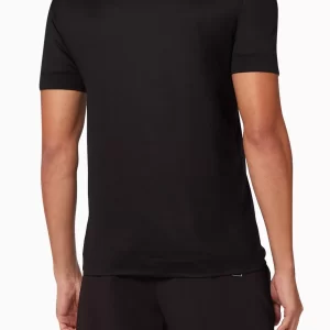 טי אמפוריו ארמני ליקרה שחורה EMPORIO ARMANI T-SHIRT