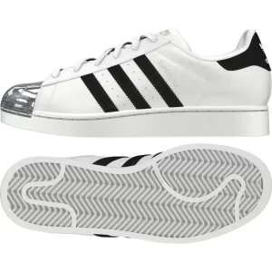 נעלי אדידס סופרסטאר מטאל לבן  ADIDAS SUPERSTAR METAL TOE