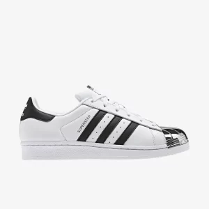 נעלי אדידס סופרסטאר מטאל לבן  ADIDAS SUPERSTAR METAL TOE