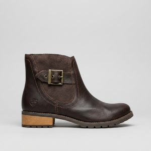 מגפי עור טימברלנד לנשים בצבע חום TIMBERLAND 8329 Ankle Boot
