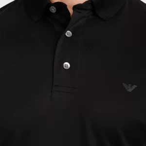 חולצת פולו שחורה EMPORIO ARMANI