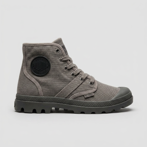 Palladium Kids Pampa Zipper נעלי פלדיום ילדים עם זיפר בצבע אפור