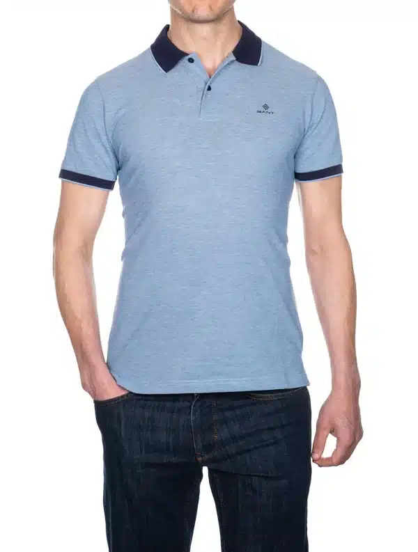 GANT Polo shirt Oxford - Powder Blue - חולצת פולו גאנט בצבע תכלת