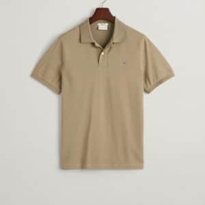 Gant Polo shirt - Dride Clay - חולצת פולו גאנט - בצבע חום