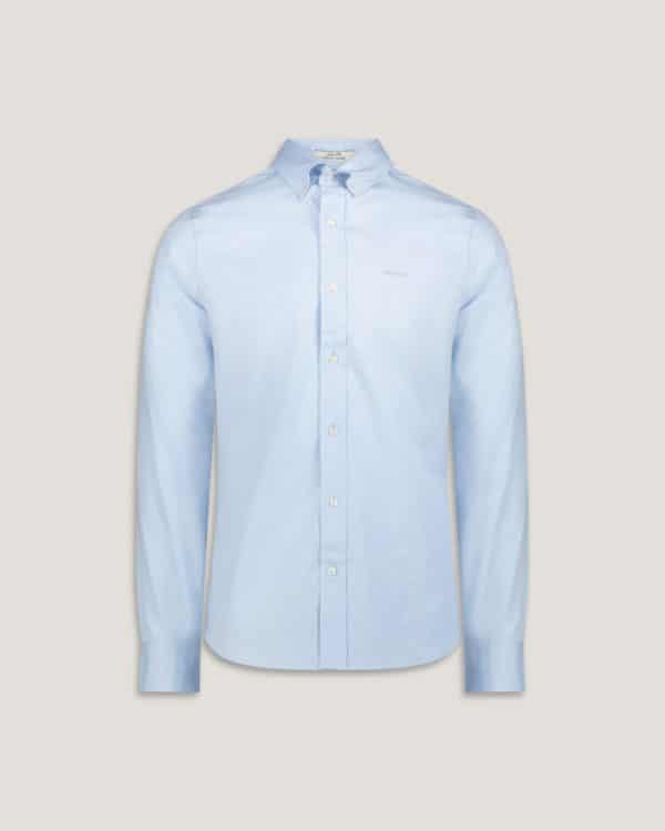 Slim Fit Pinpoint Oxford Shirt - חולצת אוקספורד מכופתרת