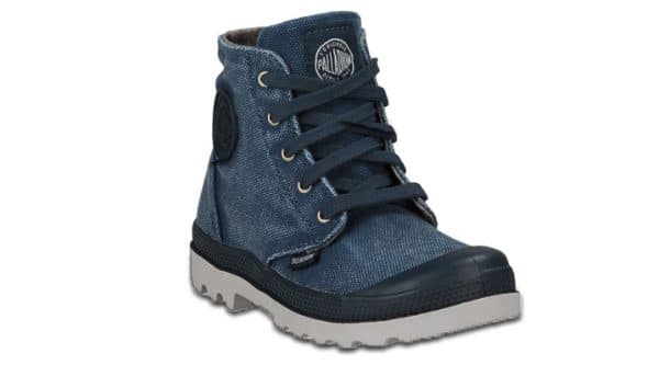 ⁦Palladium Kids Pampa Zipper נעלי פלדיום ילדים עם זיפר בצבע כחול⁩ – תמונה ⁦2⁩