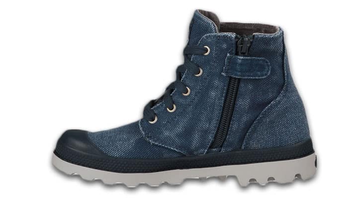 Palladium Kids Pampa Zipper נעלי פלדיום ילדים עם זיפר בצבע כחול - Image 3
