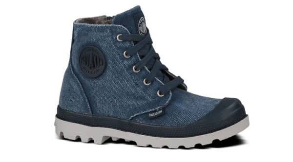 Palladium Kids Pampa Zipper נעלי פלדיום ילדים עם זיפר בצבע כחול