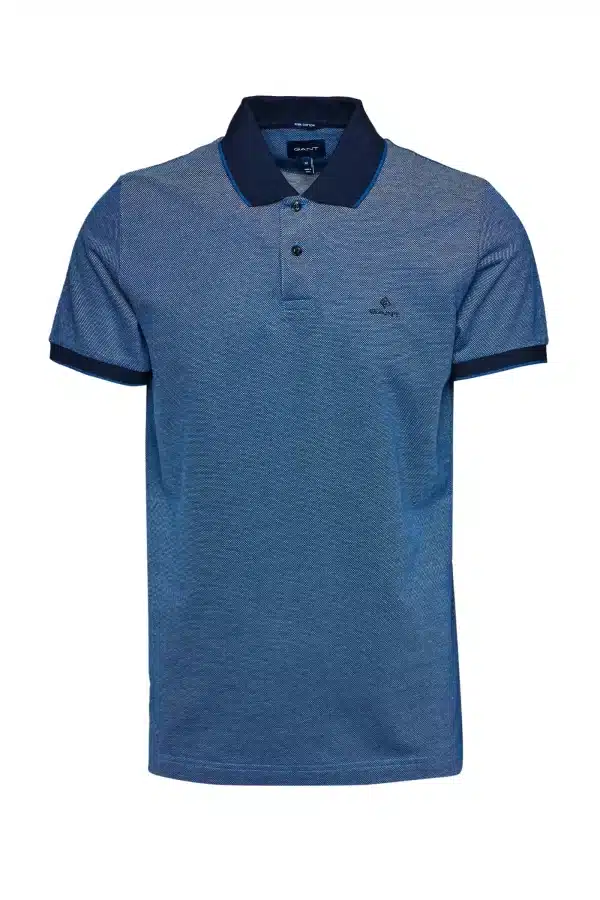 GANT Polo shirt Oxford - Persian Blue - חולצת פולו גאנט בצבע כחול - Image 2