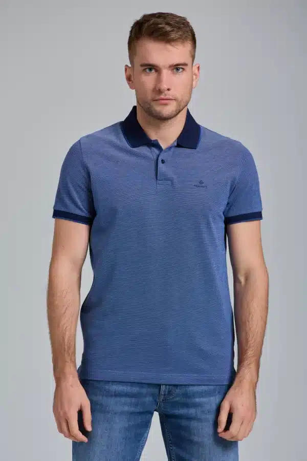 GANT Polo shirt Oxford - Persian Blue - חולצת פולו גאנט בצבע כחול