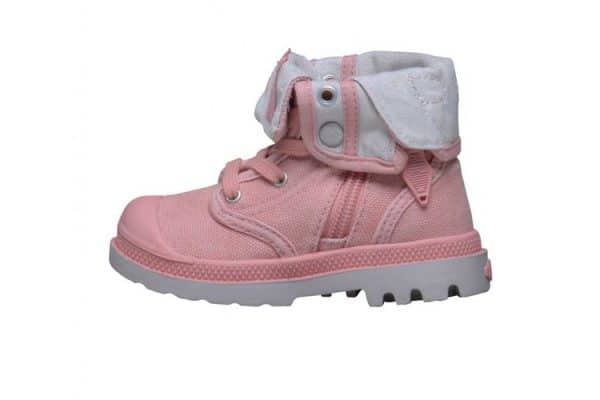 ⁦Palladium Baggy Zipper נעלי פלדיום ילדים ונוער בצבע ורוד⁩ – תמונה ⁦3⁩