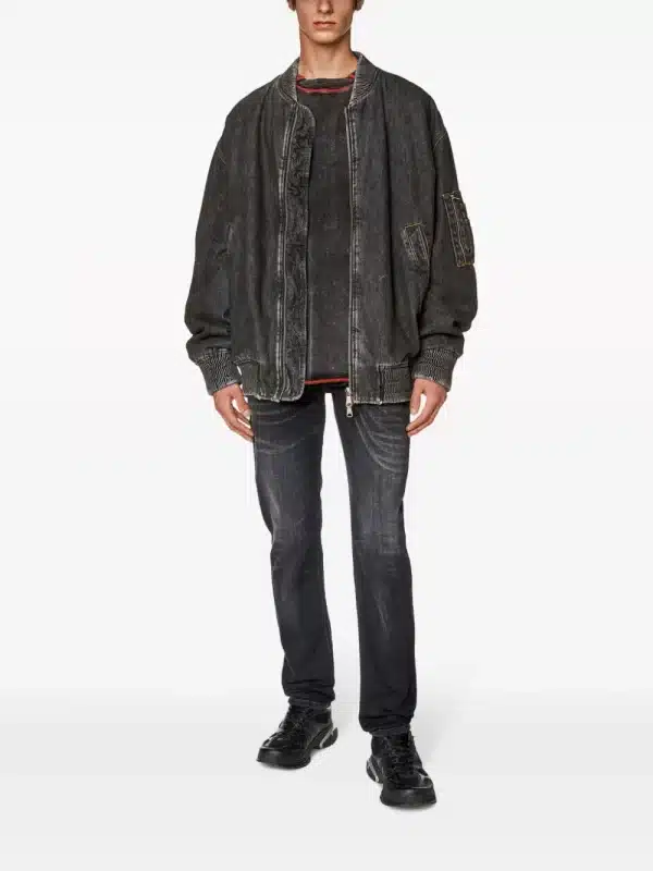 ⁦DIESEL SLEENKER 1979 JEANS - גינס דיזל סלינקר -אפור⁩ – תמונה ⁦4⁩