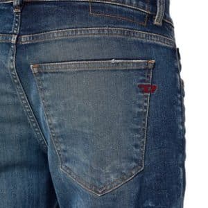 DIESEL D-STRUKT JEANS - גינס דיזל בצבע כחול משופשף