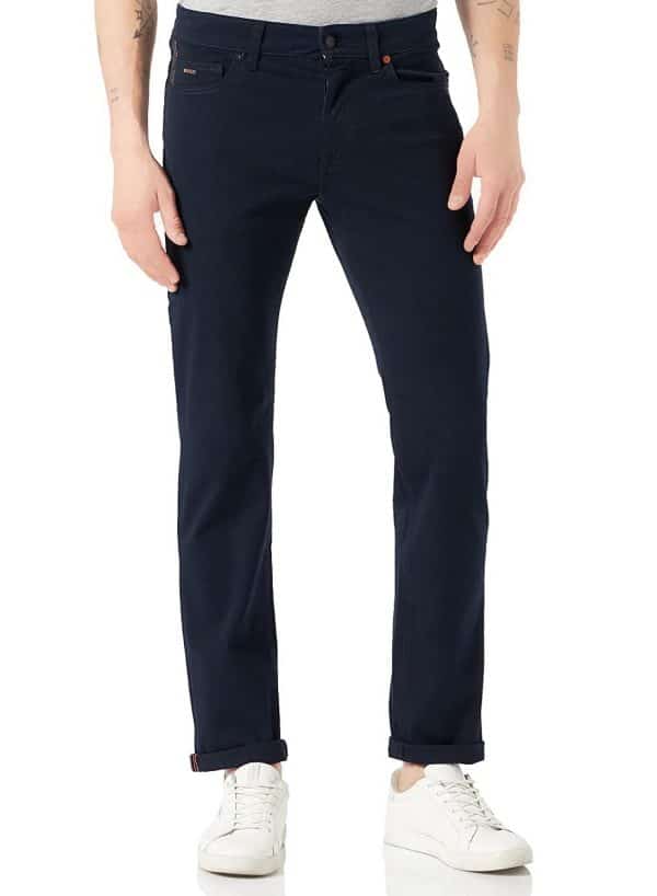 BOSS DELAWARE - Slim fit jeans - darkblue - גינס בוס כחול כהה חלק