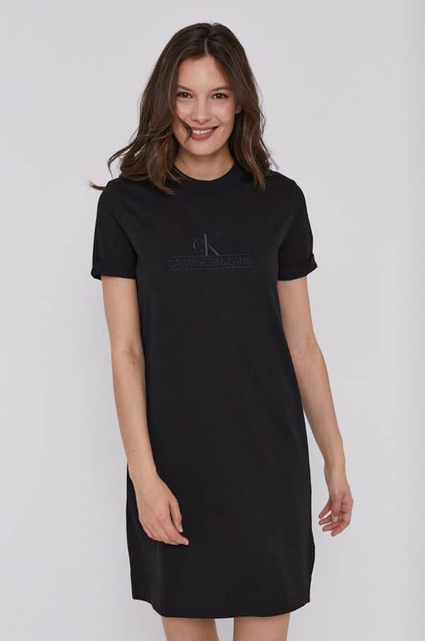 שמלה קלוין קליין Calvin Klein Logo Dress