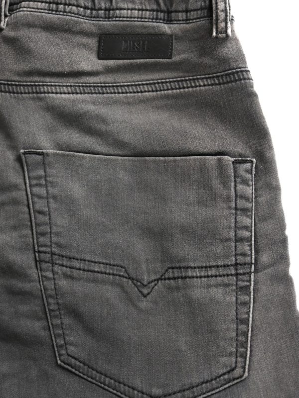 ⁦Diesel - Tapered JoggJeans - Krooley - מכנס ג׳וג דיזל אפור כהה⁩ – תמונה ⁦3⁩