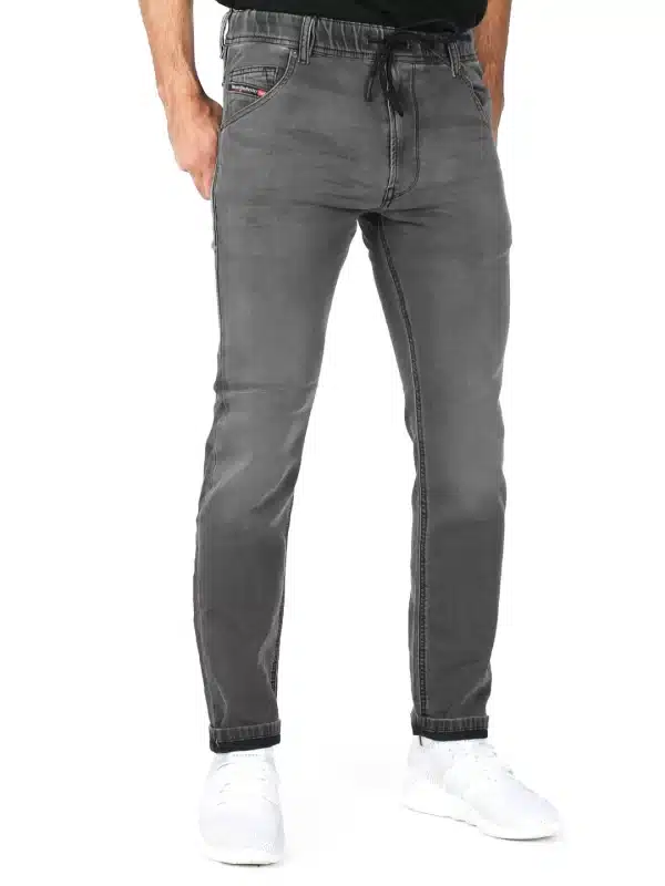 Diesel - Tapered JoggJeans - Krooley - מכנס ג׳וג דיזל אפור כהה