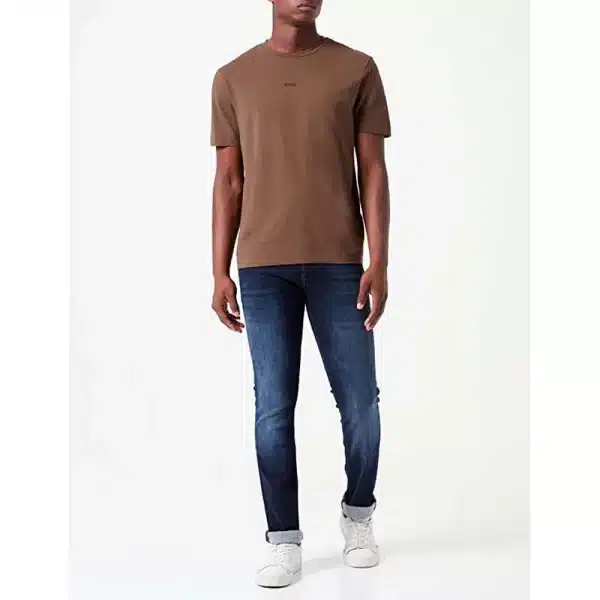 ⁦BOSS DELAWARE - Slim fit jeans - BLUE - גינס בוס כחול משופשף⁩ – תמונה ⁦5⁩