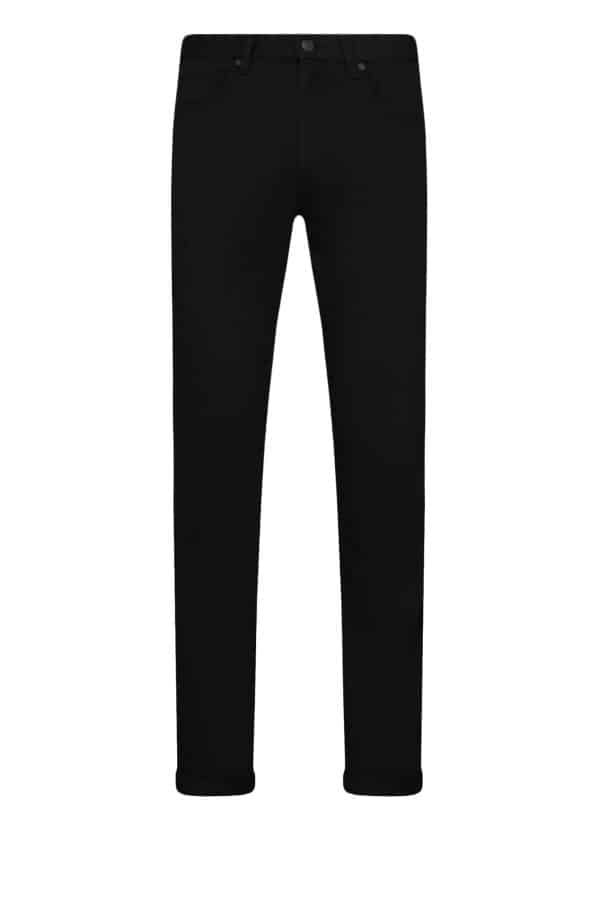 ⁦HUGO BOSS JEANS - BLACK מכנס הוגו בוס בצבע שחור חלק⁩ – תמונה ⁦5⁩