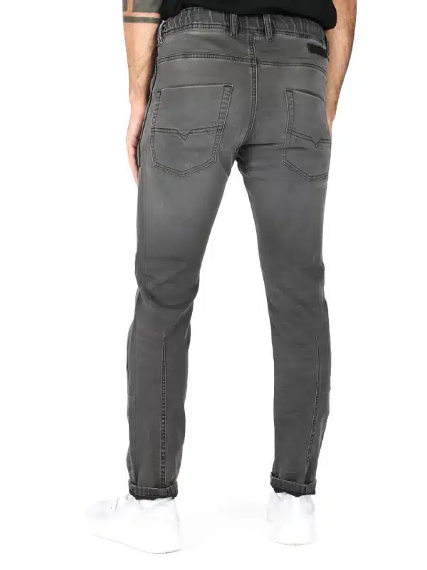 ⁦Diesel - Tapered JoggJeans - Krooley - מכנס ג׳וג דיזל אפור כהה⁩ – תמונה ⁦2⁩