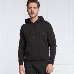 קפוצ'ון קלוין קליין  קפוצ'ון לוגו רקום כותנה אורגניתorganic-cotton-embroidered-logo-hoodie