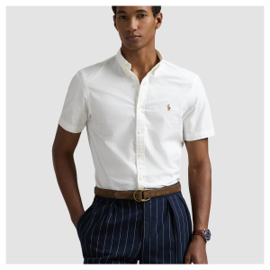 פולו ראלף לורן מכופתרת אוקספורד Ralph Lauren Slim Fit White