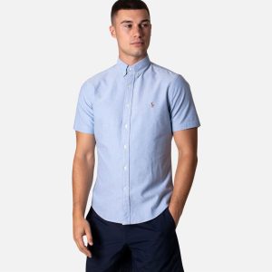 חולצה מכופתרת ראלף לורן שוול קצר POLO RALPH LAUREN Classic Blue