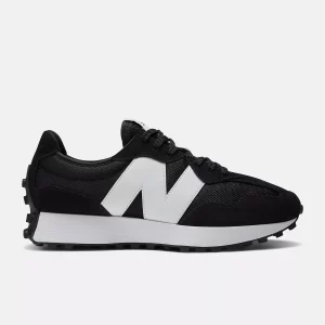 NEW BALANCE 327 סניקרס לגברים - שחור ולבן