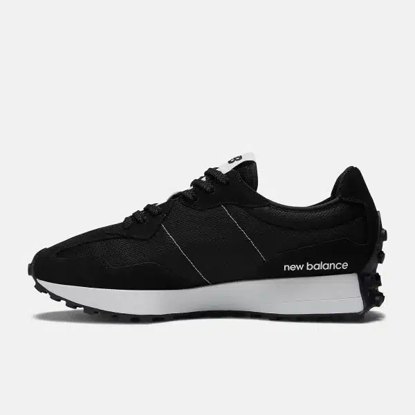 ⁦NEW BALANCE 327 סניקרס לגברים - שחור ולבן⁩ – תמונה ⁦2⁩