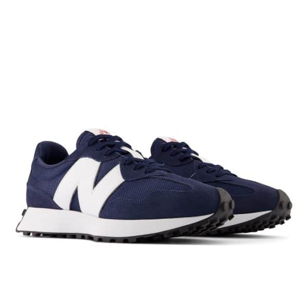 ⁦NEW BALANCE 327 סניקרס לגברים - כחול ולבן⁩ – תמונה ⁦3⁩