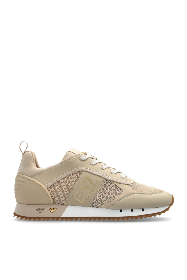 נעליים אמפוריו ארמאני EMPORIO ARMANI SNEAKER EA7 ספורט | בז' | עם לוגו