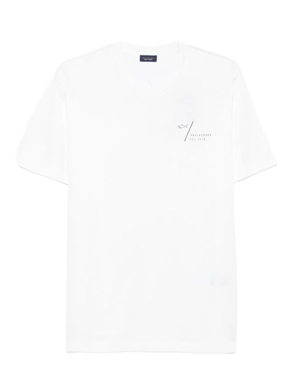 PAUL & SHARK T-SHIRT | טישירט פול אנד שארק כותנה | גברים | לבן - Image 4