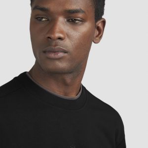 PAUL & SHARK SWEATSHIRT | סוויטשירט פול אנד שארק עם לוגו | גברים | שחור