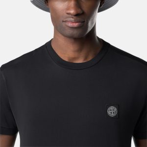 טישירט STONE ISLAND סטון איילנד שרוול קצר | שחור | גברים