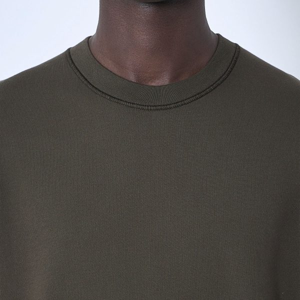 סווטשירט סטון איילנד STONE ISLAND עם פאטץ' לוגו | חום | גברים - Image 3