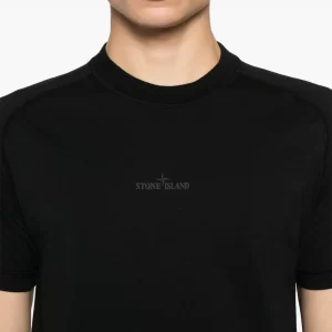טישירט STONE ISLAND סטון איילנד הדפס בגב | שחור | גברים